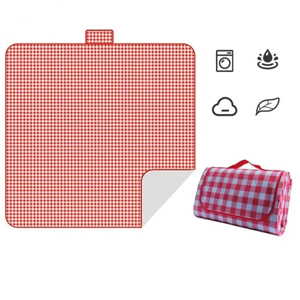 Plaid Foldable Picnic Mat