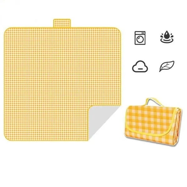Plaid Foldable Picnic Mat