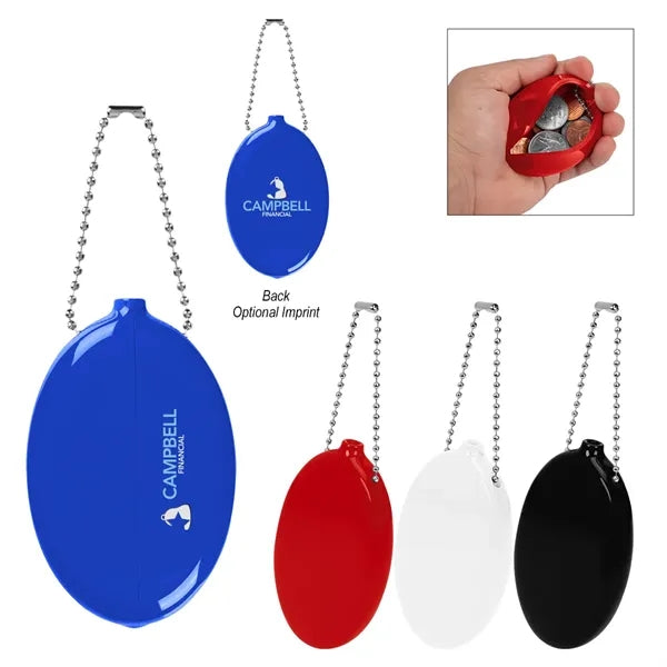 Old School Squeeze Coin Pouch Keychain