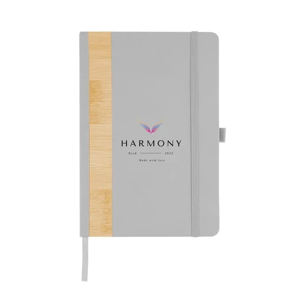 Recycled PU And Bamboo Accent Journal