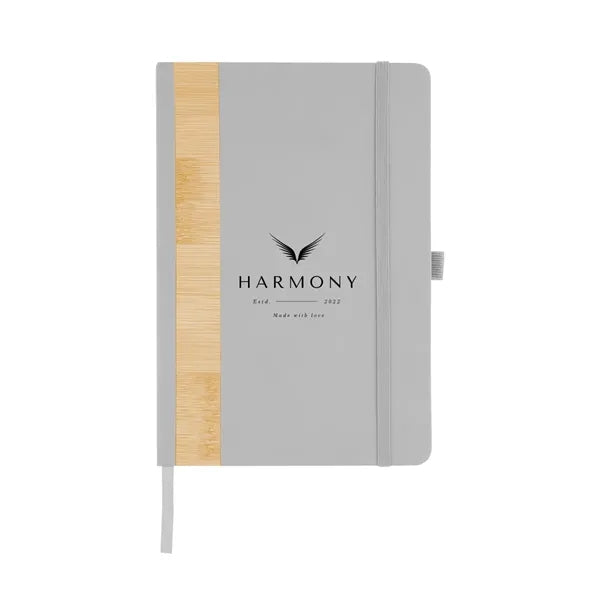 Recycled PU And Bamboo Accent Journal
