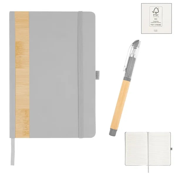 Verse Bamboo Journal With Pen
