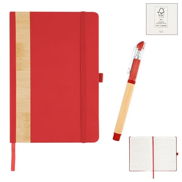 Verse Bamboo Journal With Pen