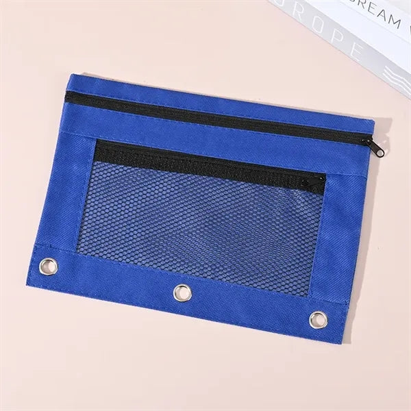 3 Ring Binder Pencil Pouch 10 x 7"