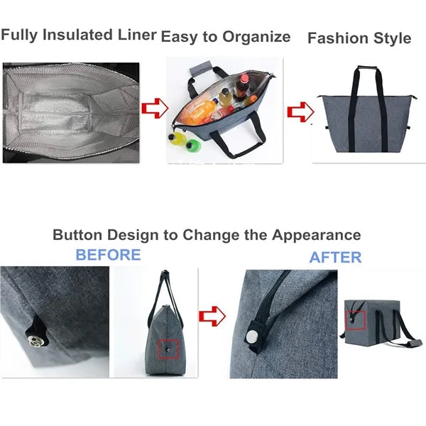 Insulated Grocery Thermal Tote Bag