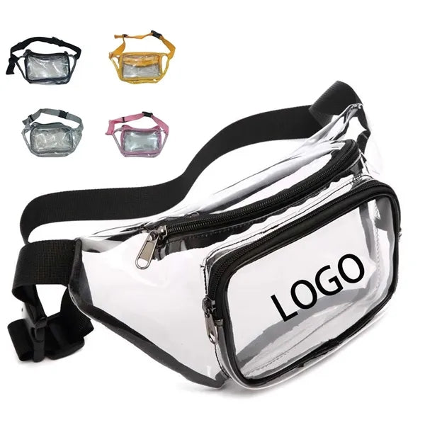 Outdoor Transparent PVC Waist Bag