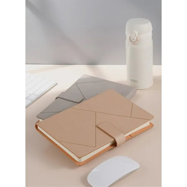 Magnetic A5 Leather Study Notepad Notebook