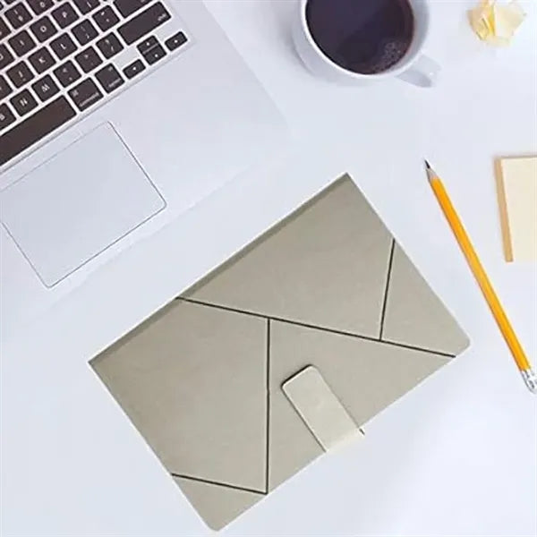 Magnetic A5 Leather Study Notepad Notebook