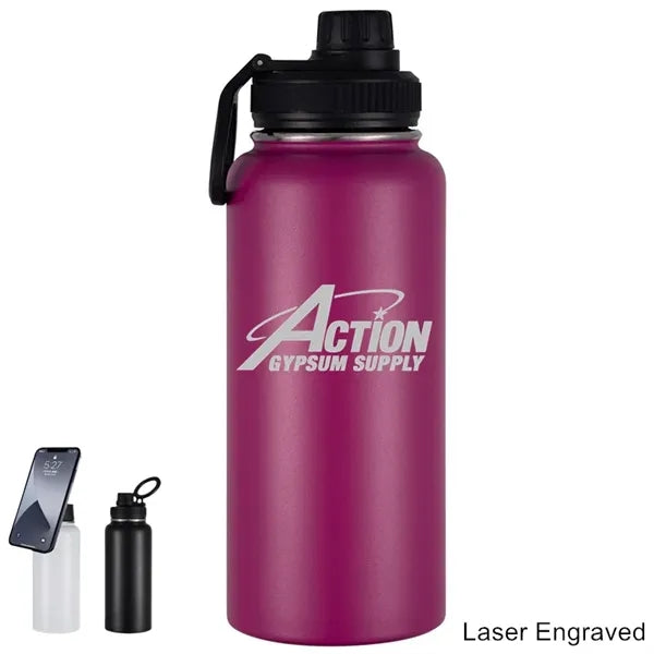 12oz to 64oz Vacuum Wide Mouth Stainless Steel Bottle