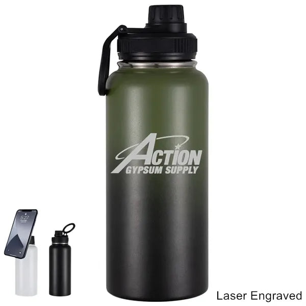 12oz to 64oz Vacuum Wide Mouth Stainless Steel Bottle
