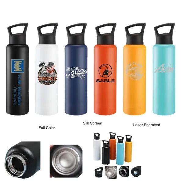 16/20/25 oz Stainless Steel Vacuum Insulated Sports Bottle