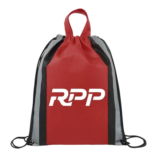 Small Reflective Drawstring Bag
