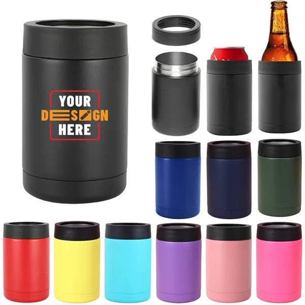 12 Oz. Stainless Steel Insulated Can Cooler