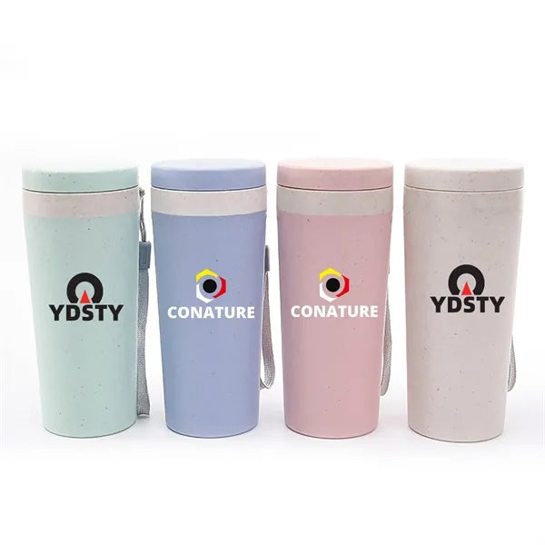 Eco Wheat Double-Layer Insulated Water Cup
