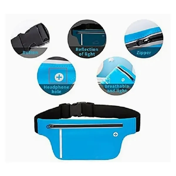 Lyrca Running Belt Anti-Theft Phone Waist Pack