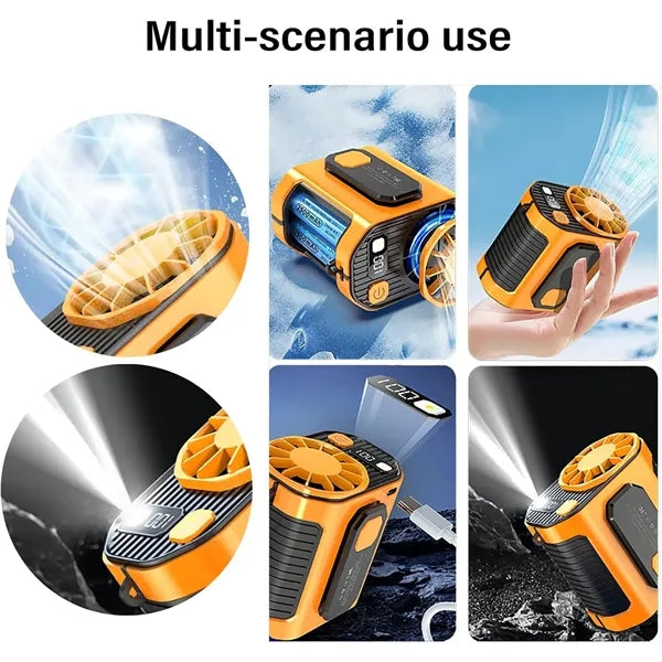 Portable Waist Fan with LED light
