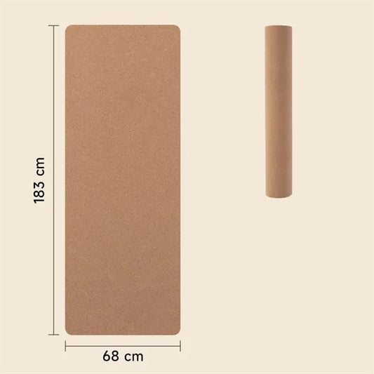Cork Rubber Yoga Mat