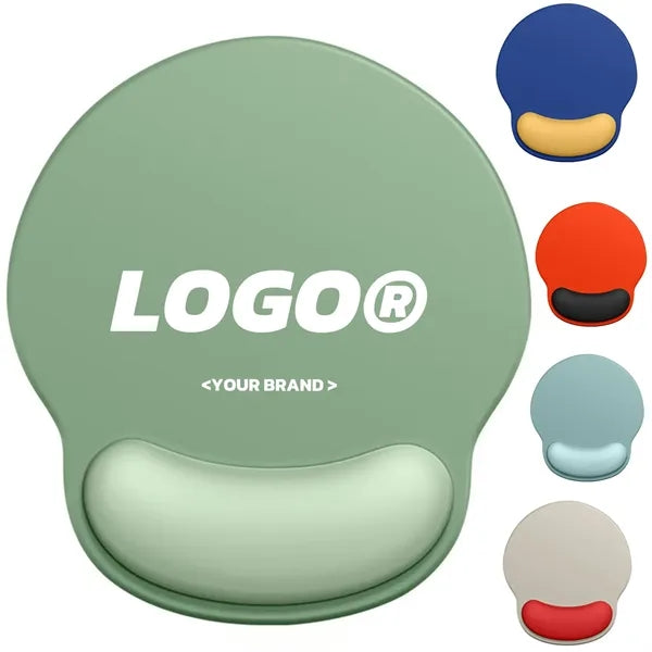 Simple Soft Non Slip Ergonomic Round Computer Mouse Pad