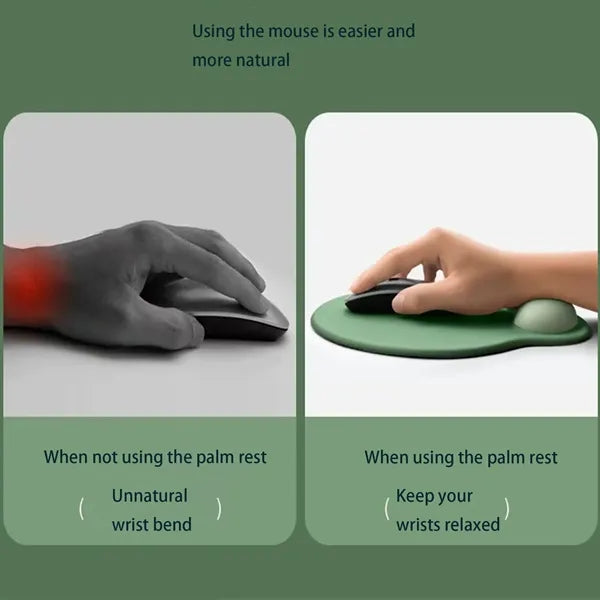 Simple Soft Non Slip Ergonomic Round Computer Mouse Pad