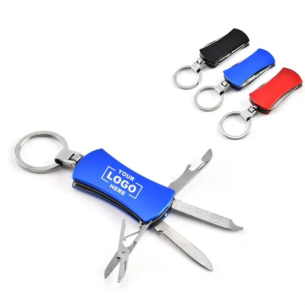 5-in-1 Stainless Steel Keychain Tool