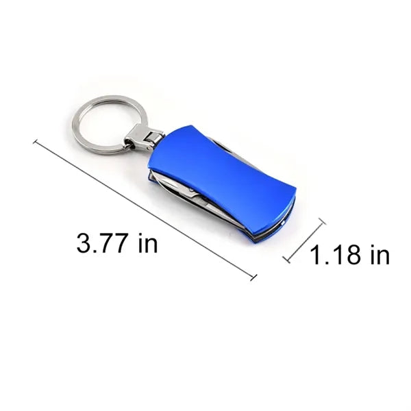 5-in-1 Stainless Steel Keychain Tool