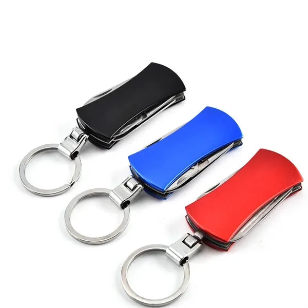 5-in-1 Stainless Steel Keychain Tool