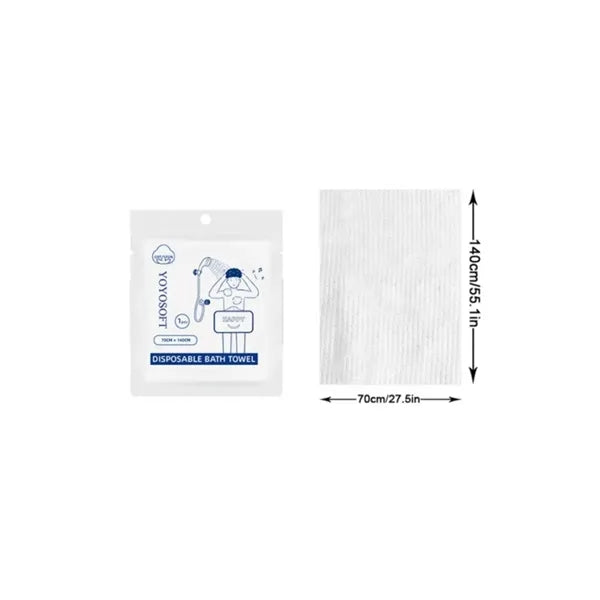 Compressed Disposable Bed Sheet for Travel