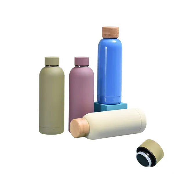 Slim Stainless Steel Insulated Sports Water Bottle