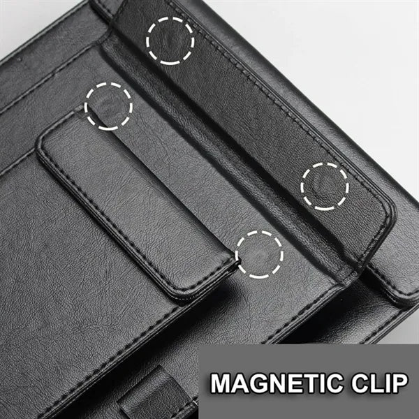 PU Leather Magnetic Clipboard Writing Pad Menu Board