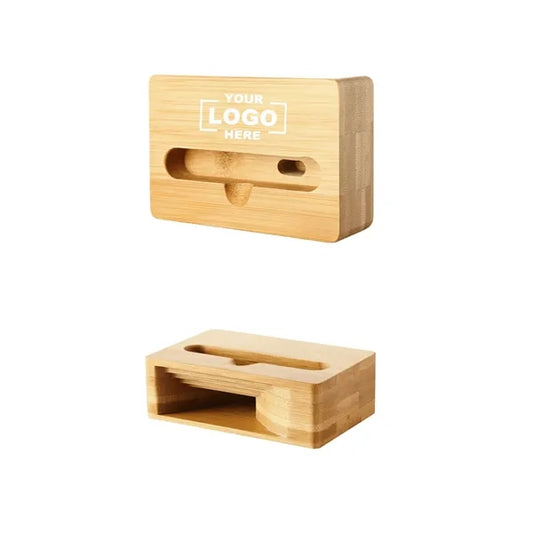 Bamboo Passive Phone Amplifier with Stand