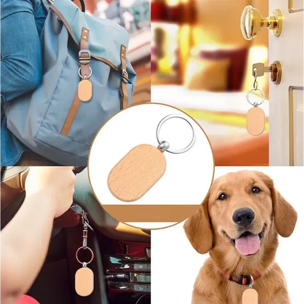 Wooden Keychain,Wood Anniversary Gift for Him/Her