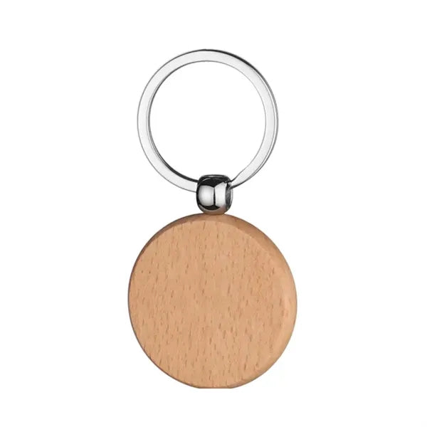 Wooden Keychain,Wood Anniversary Gift for Him/Her