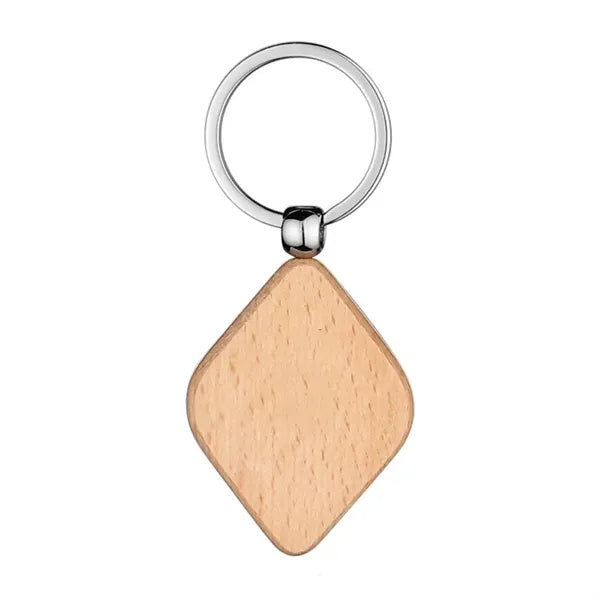 Wooden Keychain,Wood Anniversary Gift for Him/Her