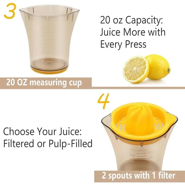 Portable Manual Simple Fruit Juicer Cup With Diversion Port