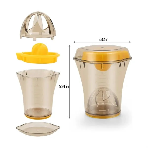 Portable Manual Simple Fruit Juicer Cup With Diversion Port