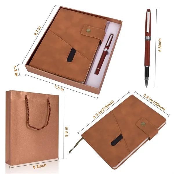A5 Journal Notebook With Pen Gift Box