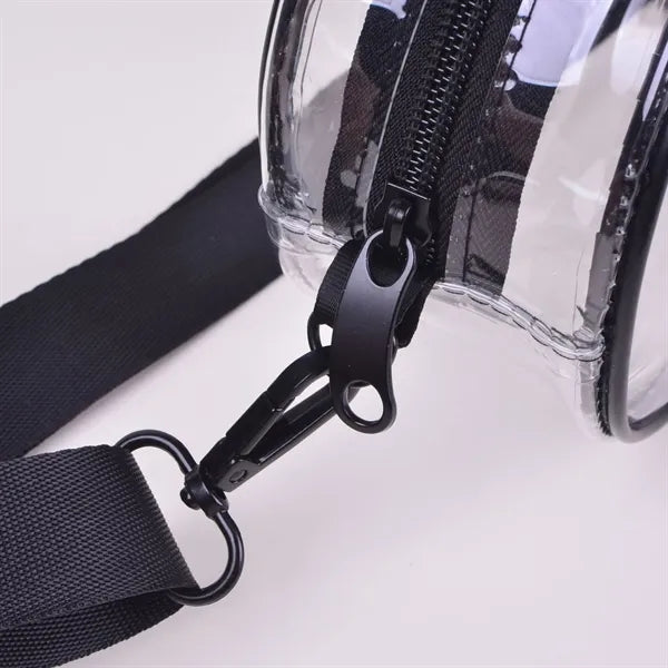 Waterproof PVC Crossbody Transparent Small Round Bag