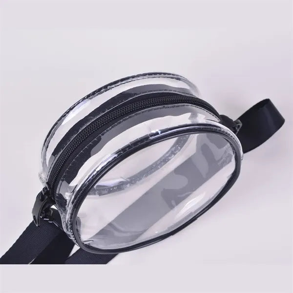 Waterproof PVC Crossbody Transparent Small Round Bag