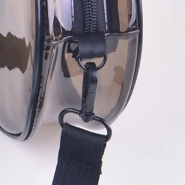 Waterproof PVC Crossbody Transparent Small Round Bag