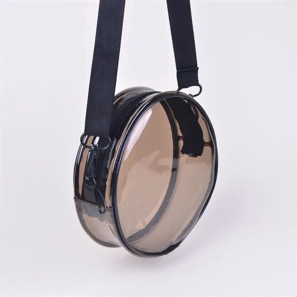 Waterproof PVC Crossbody Transparent Small Round Bag
