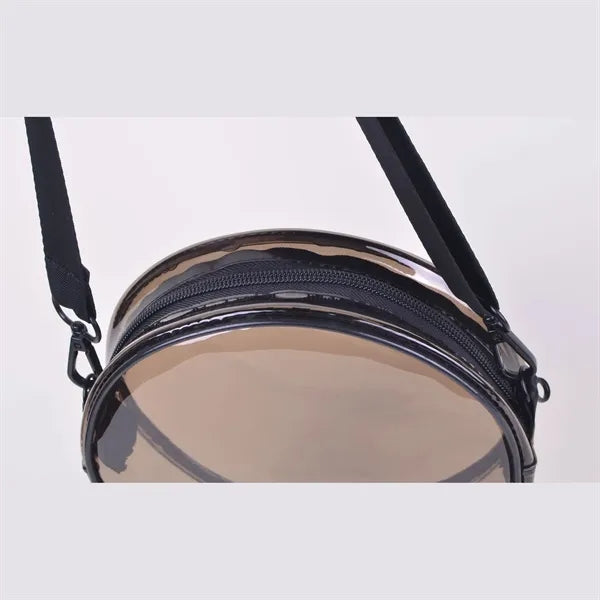 Waterproof PVC Crossbody Transparent Small Round Bag