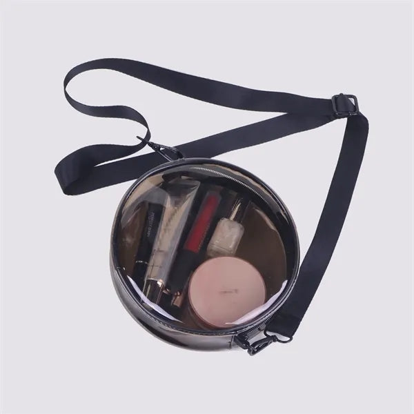 Waterproof PVC Crossbody Transparent Small Round Bag