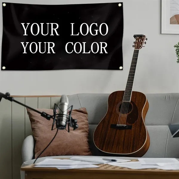 Any Size Single Double Polyester Flags