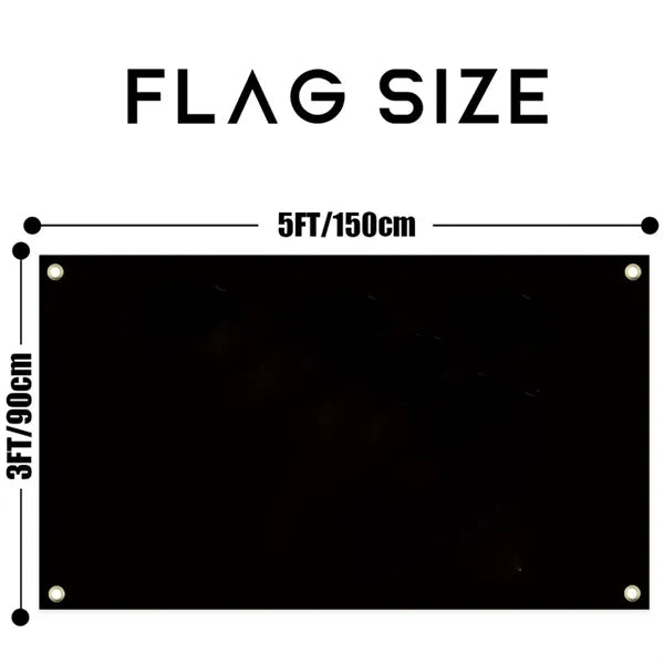 Any Size Single Double Polyester Flags