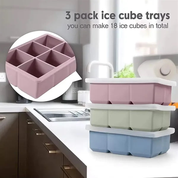 Silicone Big Ice Mold Tray For Drink