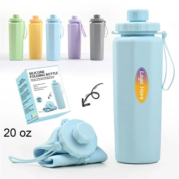 Collapsible Bottle Silicone Sports Water Cup