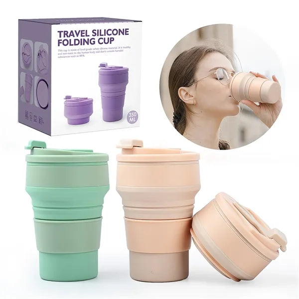 11.8 oz Collapsible Silicone Travel Cup