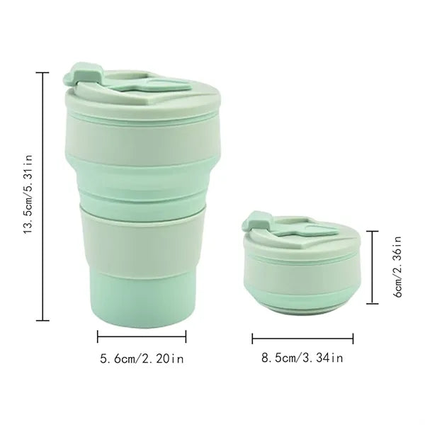 11.8 oz Collapsible Silicone Travel Cup