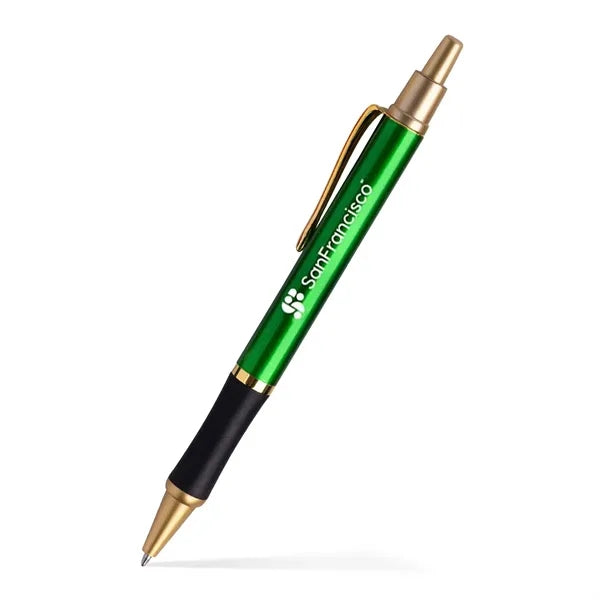 Sleeker Click Pen - Gold Accents