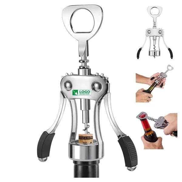 Multifunctional Wing Corkscrew and Beer Bottle Opener